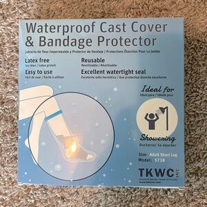 NEW Waterproof latex free cast cover and bandage protector